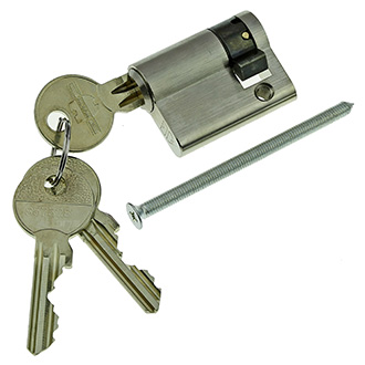 Полуцилиндр 30 + 10 мм закрывающийся разными ключами