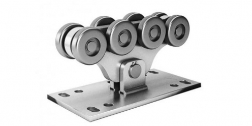 Комплект Алютех для откатных ворот с шиной 5,3 м, стальные ролики до 450 кг + ARW-600KIT + рейка 4 шт