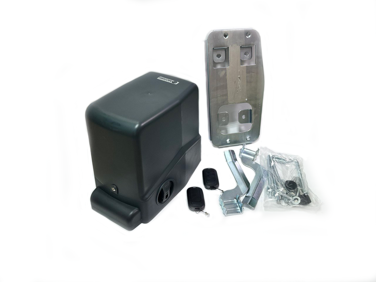 Комплект Алютех для откатных ворот с шиной 5,3 м, стальные ролики до 450 кг + ARW-600KIT + рейка 4 шт