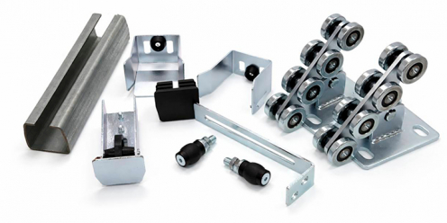 Комплект стандарт для откатных ворот с шиной 6 м + каркас