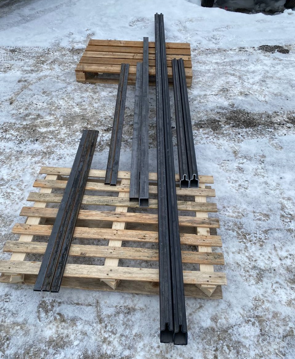 Каркас с фурнитурой и шиной 7м для проема 5000х2000 мм (Алютех) + ARW-1000KIT + рейка 6 шт