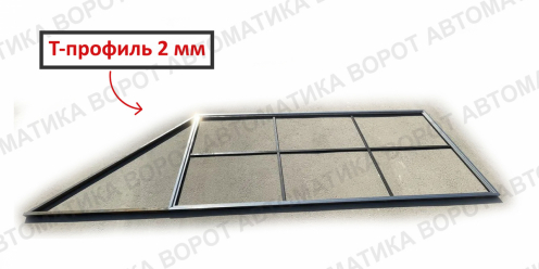Комплект STANDART для откатных ворот с шиной 6 м + привод LTM 600 + рейки 5 шт + каркас 4000х2000 мм (GateMotors)